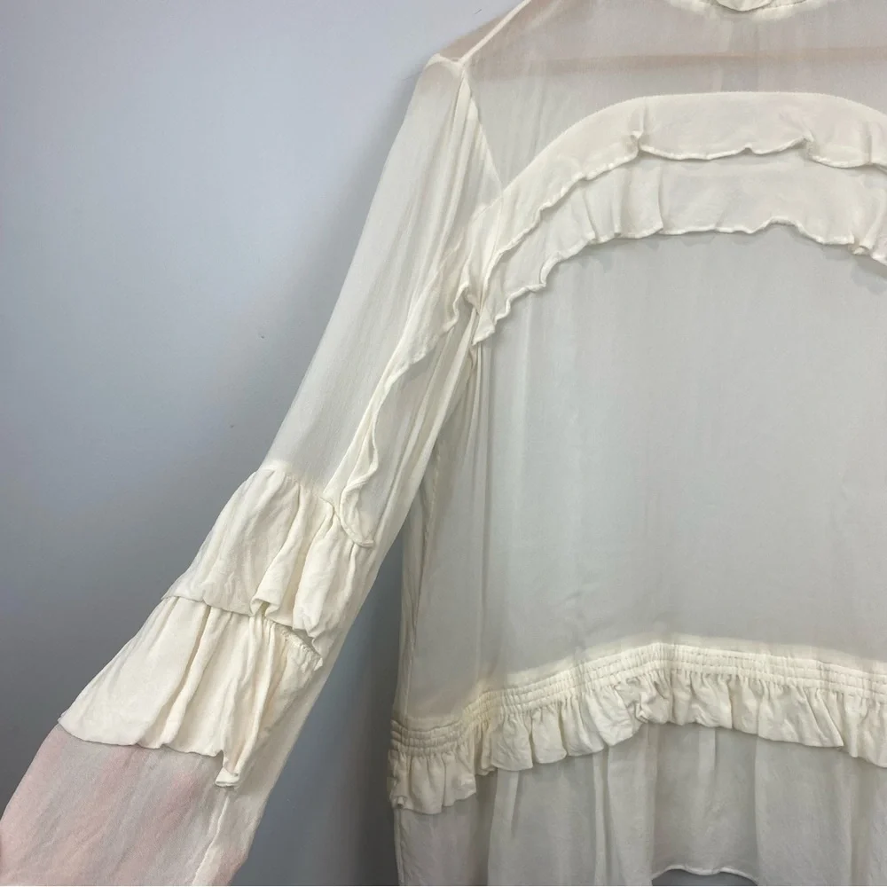 MUNTHE • See Through White Blouse - Picture 4 of 13